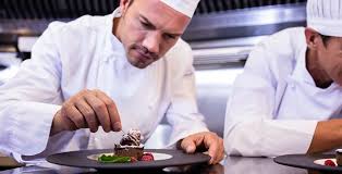 Chef presenting tasting menu
